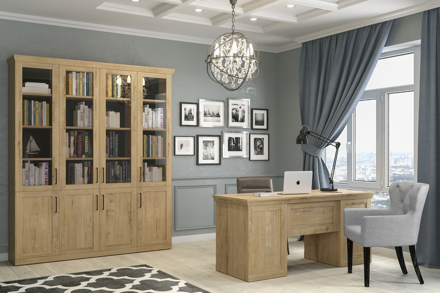 Книжные шкафы - изображение №5 "Шкаф Магнум для книг"  на www.Angstrem-mebel.ru