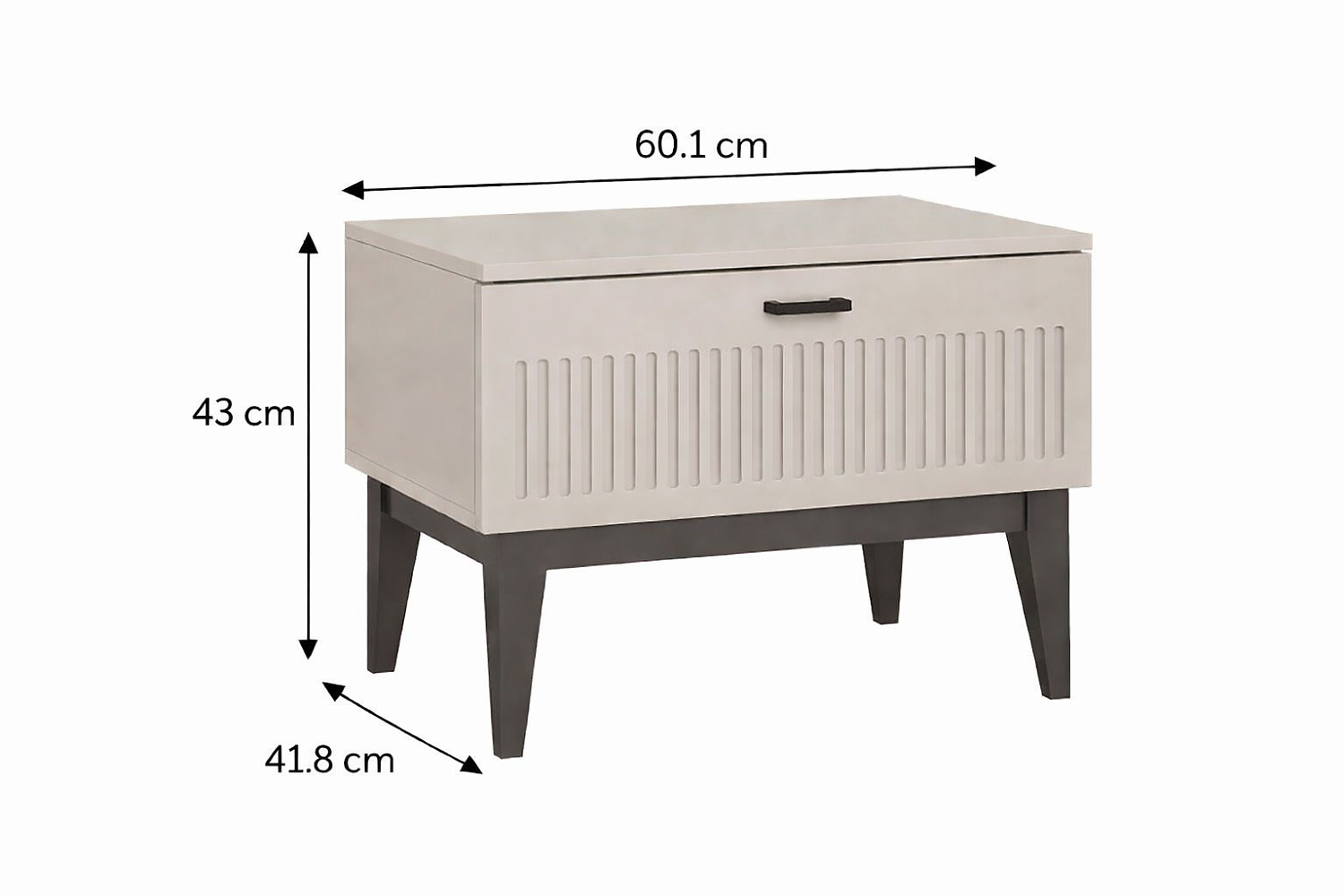 Тумбы - изображение №4 "Тумба Хилтон с выдвижным ящиком"  на www.Angstrem-mebel.ru
